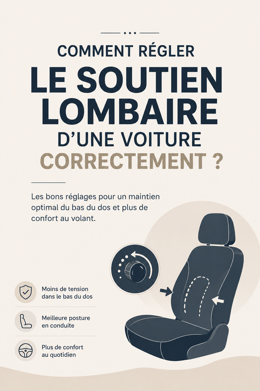 Comment régler le soutien lombaire d’une voiture correctement ?