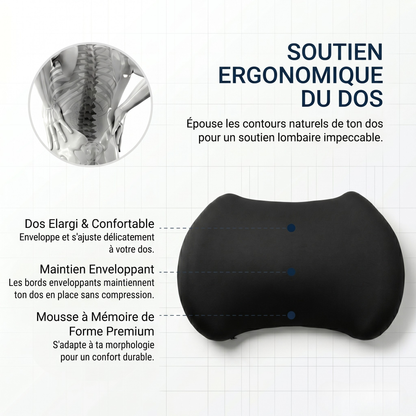 Le coussin lombaire ergonomique